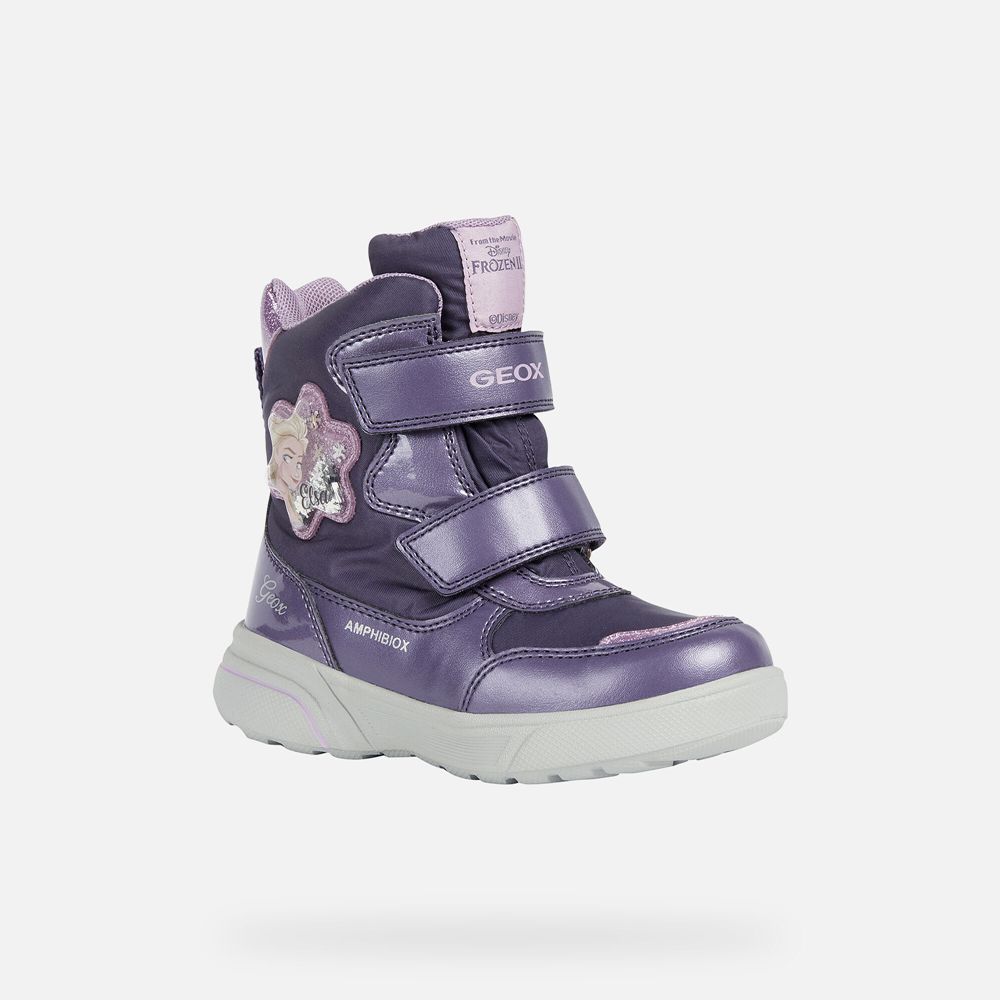 Botins Geox Menina Roxo - Sveggen Abx - WMABL7503